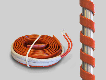 Silicone Extruded Industrial Heating Tapes, 240V