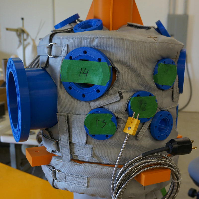 Pipe heating jacket system