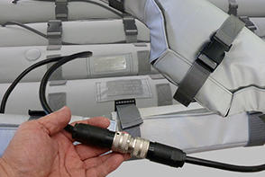 Trace jacket power connector