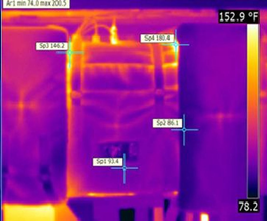 After: insulated heating blanket in place